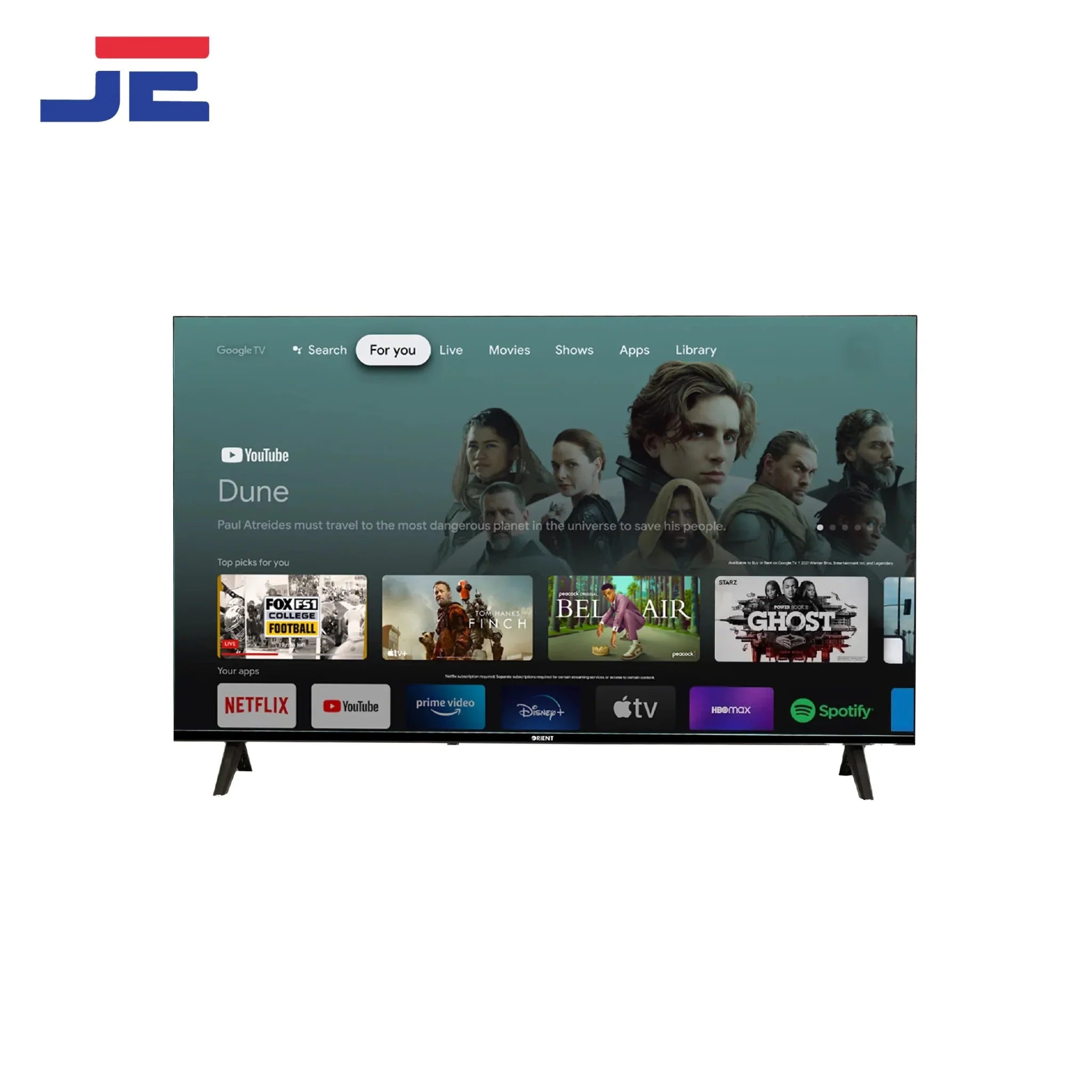 Orient LED 43 inch Fusion 43s (HD Google TV) Black
