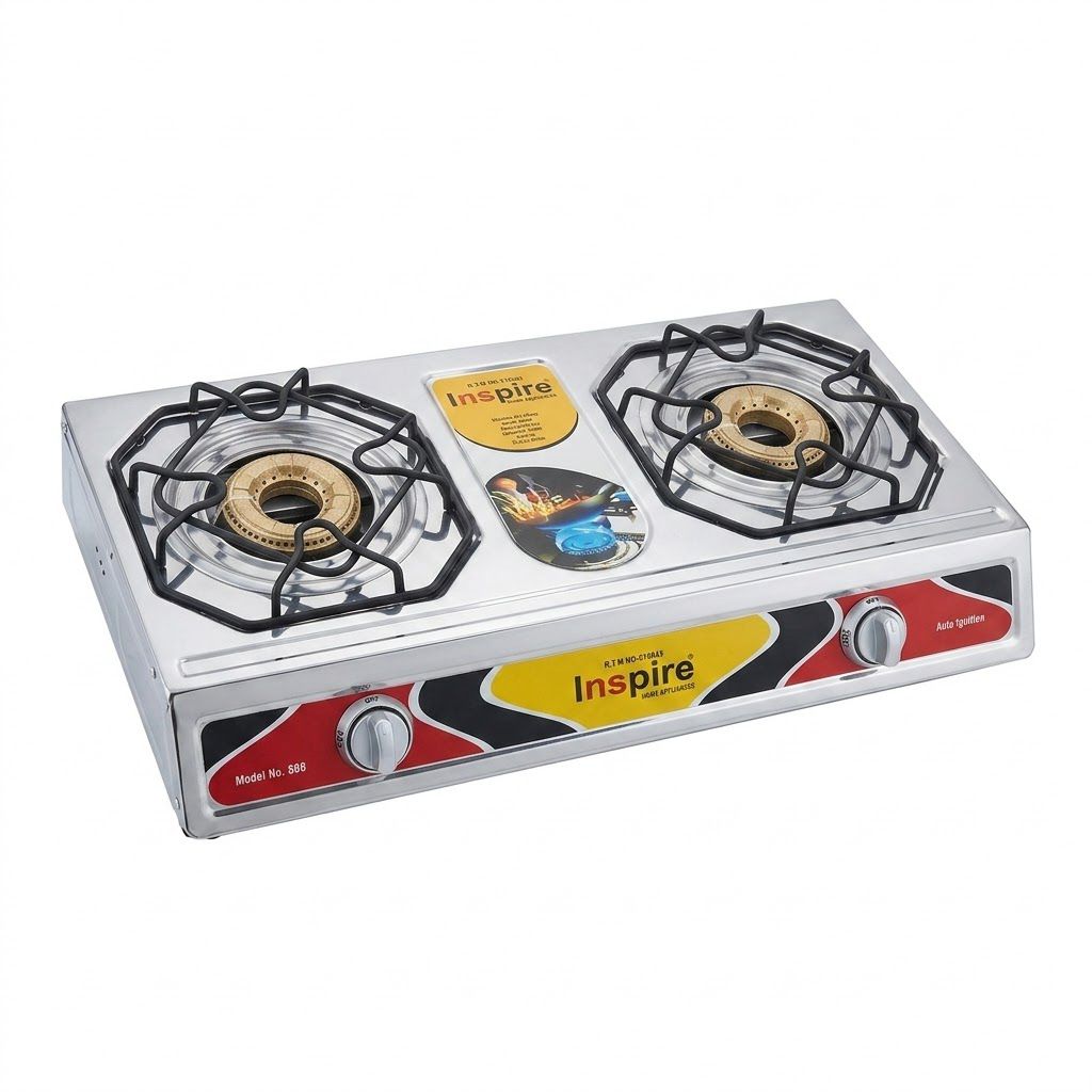 INSPIRE GAS STOVE M-888 AUTO WITH STEEL TRAY